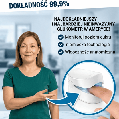 Technova GlucoSmart™ | Przenośny Monitor Zdrowia 3 w 1 dla większego spokoju każdego dnia